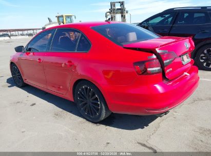 2016 VOLKSWAGEN JETTA 1.8T SPORT Red  Gasoline 3VWD17AJ8GM296095 photo #4