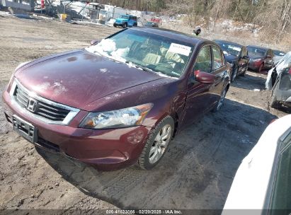 2008 HONDA ACCORD 2.4 EX-L Red  Gasoline 1HGCP26888A149197 photo #3