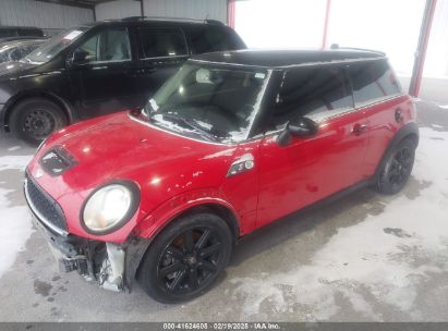 2011 MINI COOPER S Red hatchbac gas WMWSV3C54BTY13827 photo #3