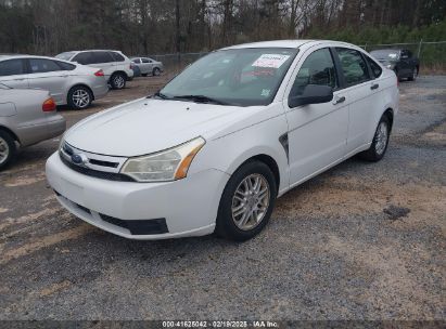 2008 FORD FOCUS SE/SES White  Gasoline 1FAHP35N08W159572 photo #3