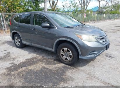 2013 HONDA CR-V LX Gray  Gasoline 3CZRM3H34DG708257 photo #1