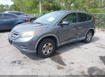 2013 HONDA CR-V LX Gray  Gasoline 3CZRM3H34DG708257 photo #3