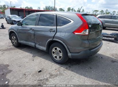 2013 HONDA CR-V LX Gray  Gasoline 3CZRM3H34DG708257 photo #4