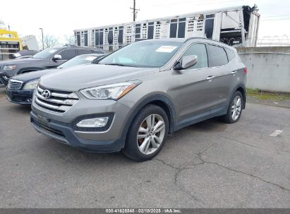 2014 HYUNDAI SANTA FE SPORT 2.0L TURBO (A6) Gray  Gasoline 5XYZUDLA3EG193592 photo #3