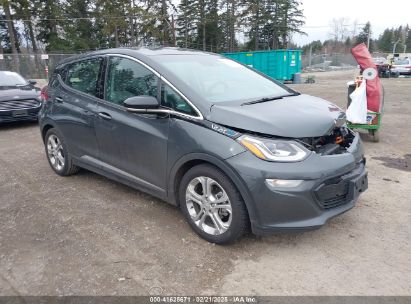 2021 CHEVROLET BOLT EV FWD LT Gray  Electric 1G1FY6S0XM4108670 photo #1