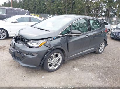 2021 CHEVROLET BOLT EV FWD LT Gray  Electric 1G1FY6S0XM4108670 photo #3