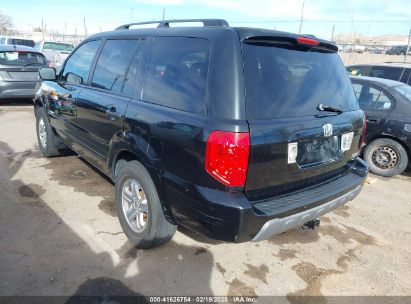 2005 HONDA PILOT EX-L Black  Gasoline 2HKYF18605H545609 photo #4