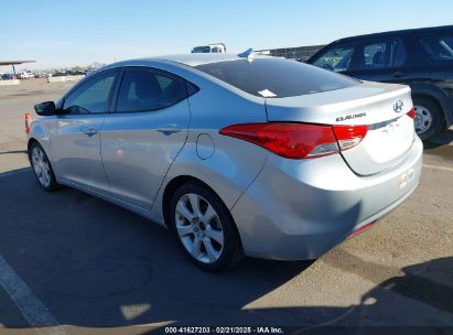 2012 HYUNDAI ELANTRA LIMITED Silver  Gasoline 5NPDH4AE4CH099117 photo #4