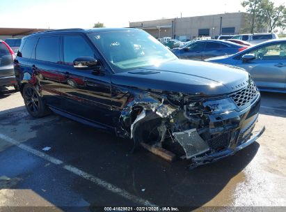 2021 LAND ROVER RANGE ROVER SPORT HSE SILVER EDITION Black  Hybrid SALWR4RY4MA794431 photo #1