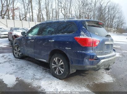 2017 NISSAN PATHFINDER S Blue  Gasoline 5N1DR2MMXHC914276 photo #4