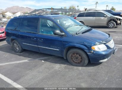 2001 CHRYSLER TOWN & COUNTRY LIMITED Blue  Gasoline 2C8GP64L81R128221 photo #1