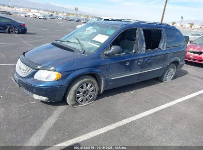 2001 CHRYSLER TOWN & COUNTRY LIMITED Blue  Gasoline 2C8GP64L81R128221 photo #3