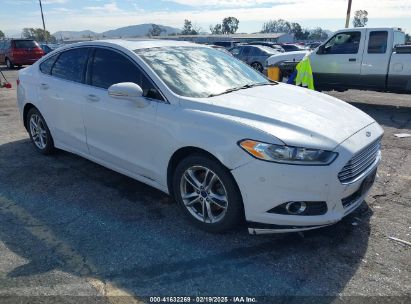 2016 FORD FUSION ENERGI TITANIUM White  Hybrid 3FA6P0SU3GR241668 photo #1