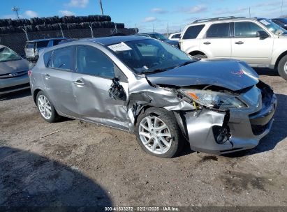 2012 MAZDA MAZDA3 S GRAND TOURING Silver  Gasoline JM1BL1M63C1533088 photo #1