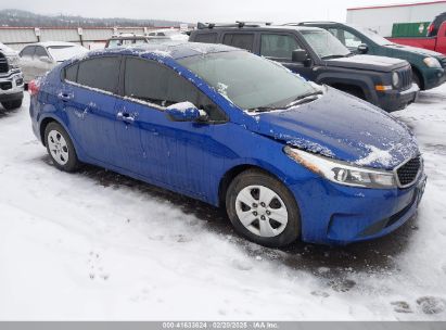 2017 KIA FORTE LX Blue  Gasoline 3KPFK4A7XHE057087 photo #1