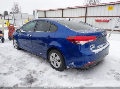 2017 KIA FORTE LX Blue  Gasoline 3KPFK4A7XHE057087 photo #4