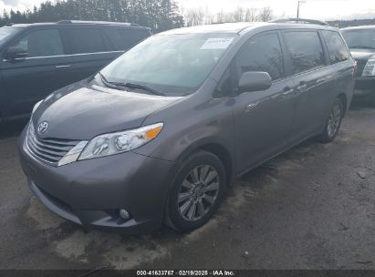 2017 TOYOTA SIENNA XLE/LIMITED Gray  Gasoline 5TDDZ3DC4HS160419 photo #3