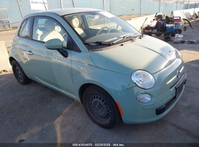 2012 FIAT 500 POP Green  Gasoline 3C3CFFAR3CT303958 photo #1