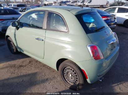 2012 FIAT 500 POP Green  Gasoline 3C3CFFAR3CT303958 photo #4