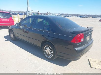 2005 HONDA CIVIC LX Black  Gasoline 2HGES16595H602540 photo #4