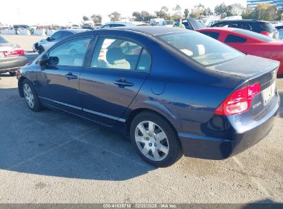 2007 HONDA CIVIC LX Blue  Gasoline JHMFA16577S005340 photo #4