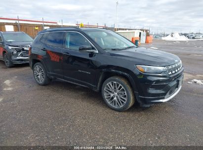 2022 JEEP COMPASS LIMITED 4X4 Black  Gasoline 3C4NJDCB6NT168629 photo #1