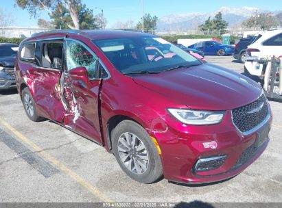 2021 CHRYSLER PACIFICA HYBRID TOURING L Red  Hybrid 2C4RC1L76MR581285 photo #1