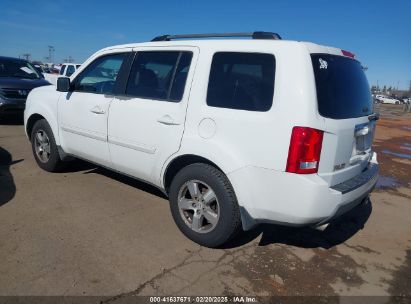 2011 HONDA PILOT EX-L White  Gasoline 5FNYF3H79BB014102 photo #4