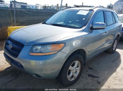 2008 HYUNDAI SANTA FE GLS Blue  Gasoline 5NMSG13D48H207463 photo #3