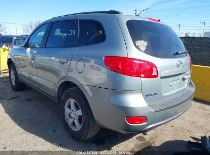 2008 HYUNDAI SANTA FE GLS Blue  Gasoline 5NMSG13D48H207463 photo #4