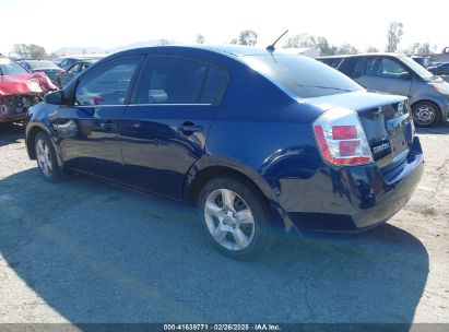 2007 NISSAN SENTRA 2.0S Blue  Gasoline 3N1AB61E07L624733 photo #4