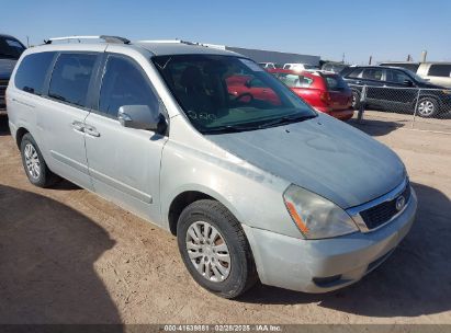 2012 KIA SEDONA LX Beige  Gasoline KNDMG4C78C6484482 photo #1