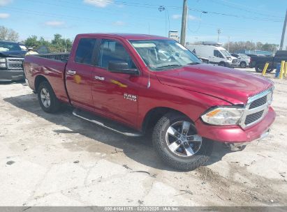 2013 RAM 1500 SLT Red  Gasoline 1C6RR7GP1DS610547 photo #1