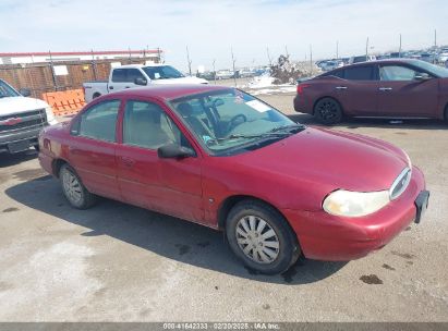 2000 FORD CONTOUR SE SPORT Red  Gasoline 3FAFP66L4YM115399 photo #1