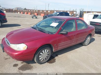 2000 FORD CONTOUR SE SPORT Red  Gasoline 3FAFP66L4YM115399 photo #3