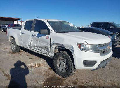 2019 CHEVROLET COLORADO WT White  Gasoline 1GCGTBEN5K1334513 photo #1