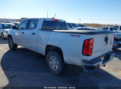 2019 CHEVROLET COLORADO WT White  Gasoline 1GCGTBEN5K1334513 photo #4