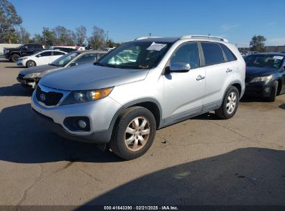 2012 KIA SORENTO LX Silver  Gasoline 5XYKT3A60CG264208 photo #3