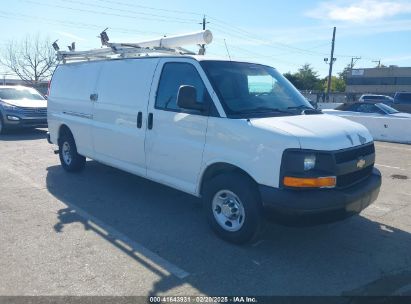 2013 CHEVROLET EXPRESS 3500 WORK VAN White  Flexible Fuel 1GCZGUCG0D1102434 photo #1