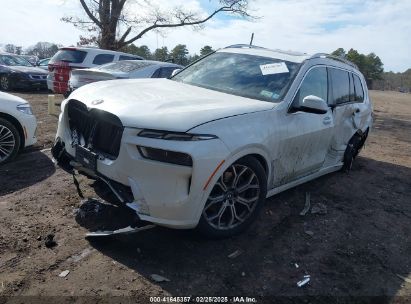 2024 BMW X7 XDRIVE40I White  Gasoline 5UX23EM07R9S89246 photo #3