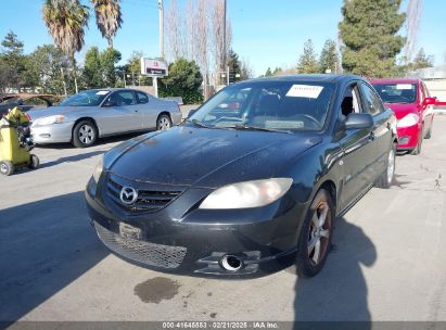 2005 MAZDA MAZDA3 S Black  Gasoline JM1BK323751254849 photo #3