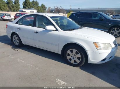 2010 HYUNDAI SONATA GLS White  Gasoline 5NPET4AC5AH641971 photo #1