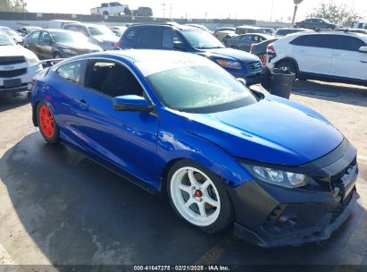 2018 HONDA CIVIC SI Blue  Gasoline 2HGFC3A52JH752701 photo #1