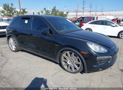 2013 PORSCHE CAYENNE HYBRID S Black  Hybrid WP1AE2A22DLA14339 photo #1