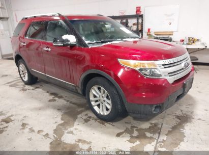 2013 FORD EXPLORER XLT Red  Gasoline 1FM5K8D84DGB70191 photo #1