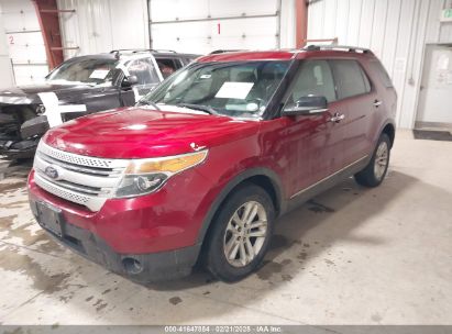 2013 FORD EXPLORER XLT Red  Gasoline 1FM5K8D84DGB70191 photo #3