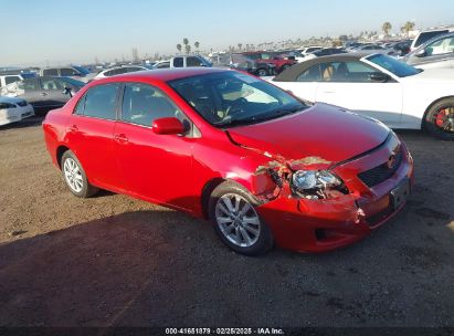 2009 TOYOTA COROLLA LE Burgundy  Gasoline 1NXBU40EX9Z151574 photo #1