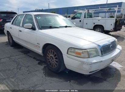 2010 MERCURY GRAND MARQUIS LS (FLEET ONLY) White  Flexible Fuel 2MEBM7FV4AX618013 photo #1