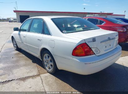 2000 TOYOTA AVALON XLS White  Gasoline 4T1BF28B4YU030918 photo #4