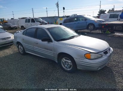 2001 PONTIAC GRAND AM SE1 Silver  Gasoline 1G2NF52TX1M560650 photo #1